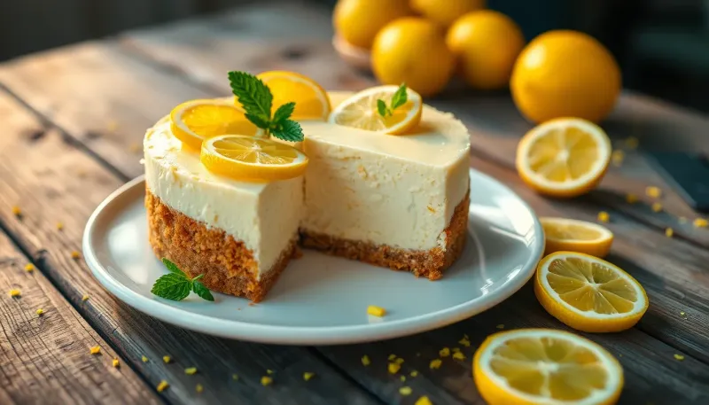 Cheesecake al limone senza cottura: la ricetta fresca e golosa con biscotti Digestive