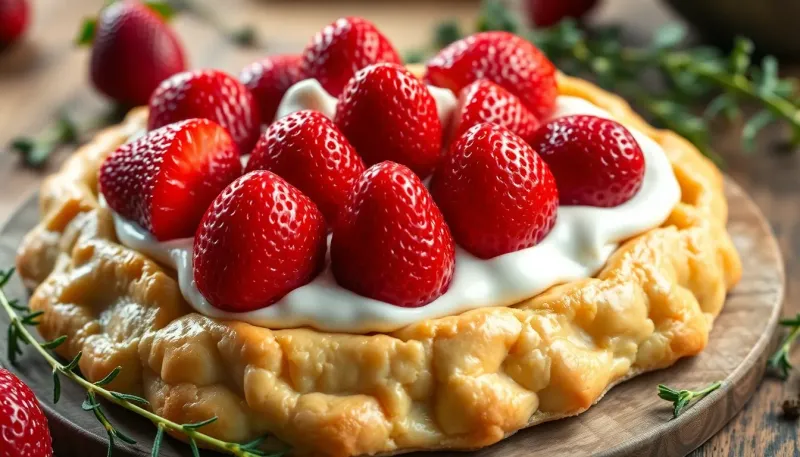Crostata di fragole fresche: la ricetta elegante con crema diplomatica