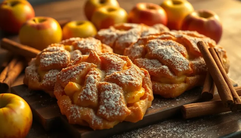 Frittelle di mele e cannella al forno: la merenda leggera perfetta per la primavera