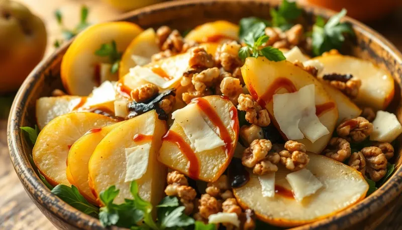 Insalata con pere, noci e Parmigiano: un piatto fresco e veloce da preparare