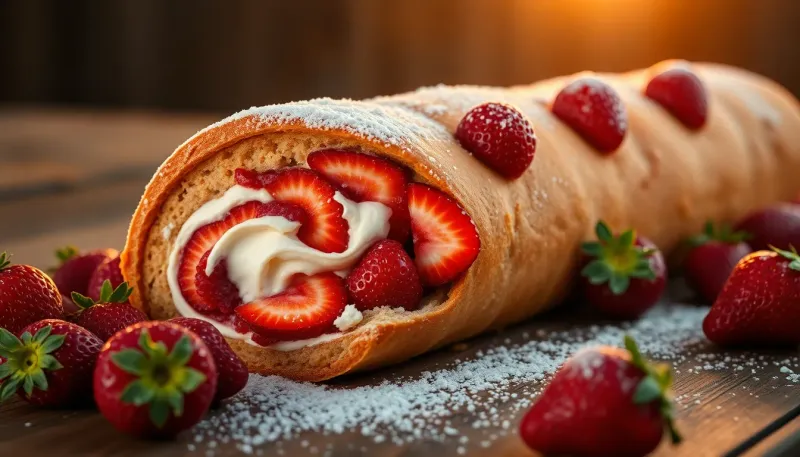 Rotolo alle fragole: la ricetta scenografica del dolce estivo perfetto