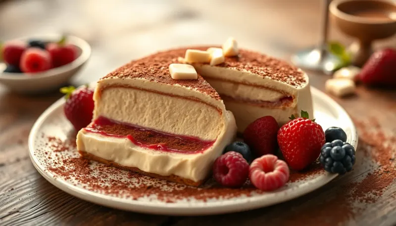 Semifreddo al caffè e cioccolato bianco: il dolce rinfrescante per la Pasquetta