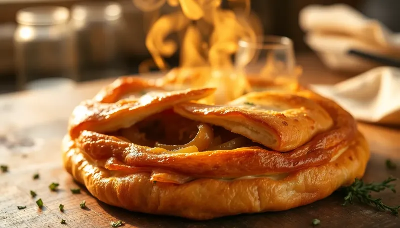 Sfogliata alle cipolle : la ricetta semplice per una delizia croccante