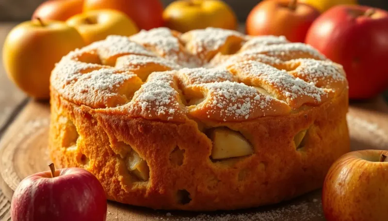 Torta 12 cucchiai alle mele senza bilancia: la ricetta cremosa e ricca di mele