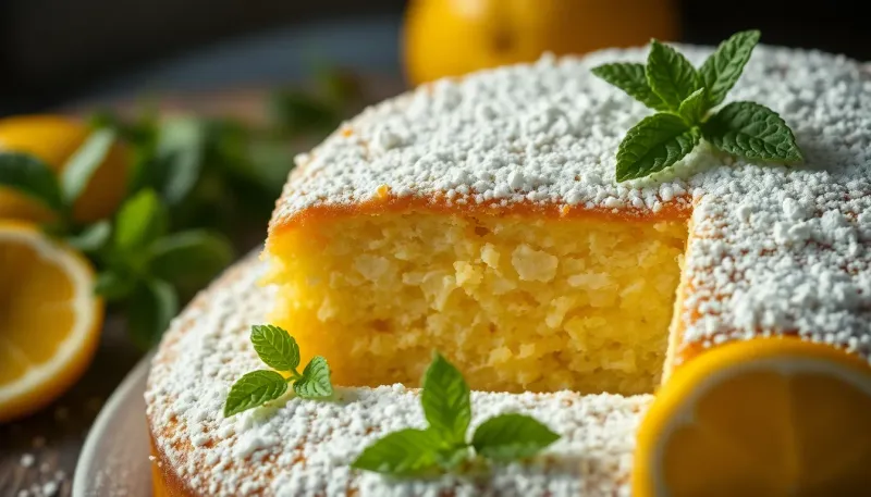 Torta caprese al limone: la ricetta primaverile che sorprende