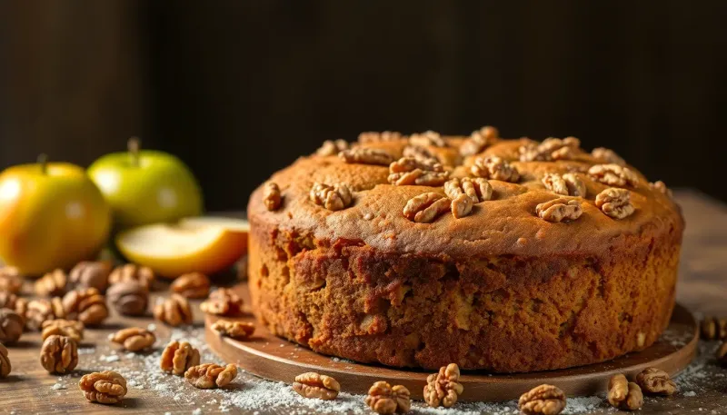 Torta di mele, noci e grano saraceno: un dolce rustico e sorprendente